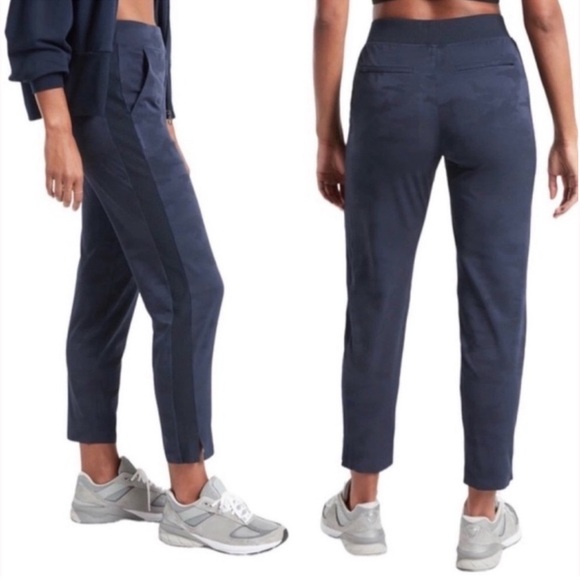 Athleta Navy Camo Brooklyn Ankle Pant - Picture 4 of 16